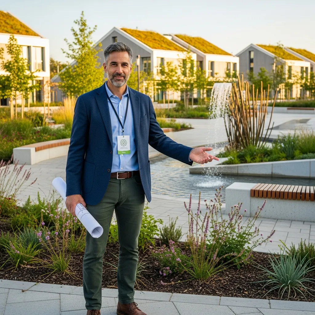 Portrait of Sander de Vries, landscape architect and co-founder